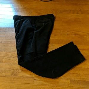 Perry Ellis flat front fine corduroy dress pants.